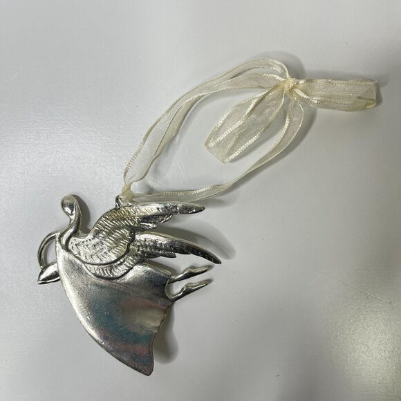 Angel Pewter Ornament Where Is Greater Love There Are Always Miracles Engravable - Picture 4 of 10